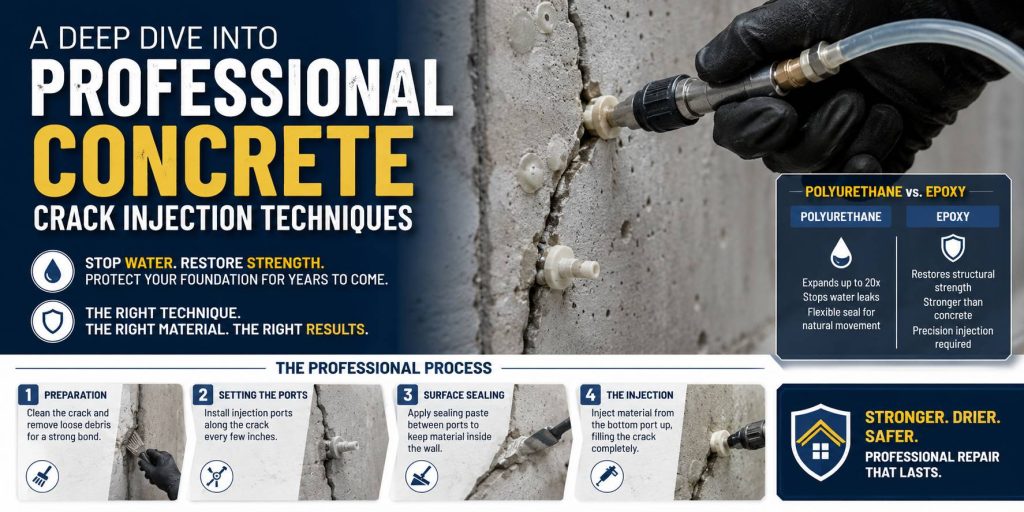 A Deep Dive into Professional Concrete Crack Injection Techniques
