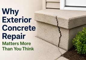 Why Exterior Concrete Repair Matters More Than You Think