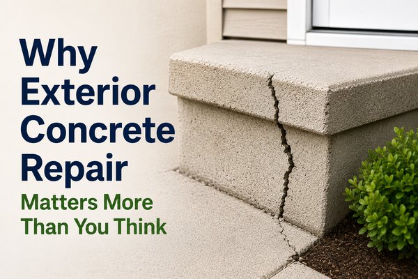Why Exterior Concrete Repair Matters More Than You Think