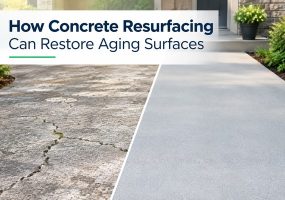 How Concrete Resurfacing Can Restore Aging Surfaces